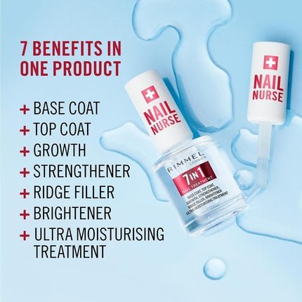 Rimmel London Nail Care 7 in 1 Multi Benefit Base & Top Coat - Maison des fragrances