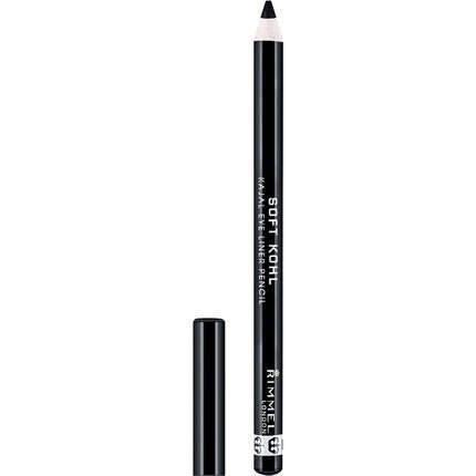 Rimmel London Soft Kohl Smudge - Proof Eyeliner Pencil Jet Black 1.2g - Maison des fragrances