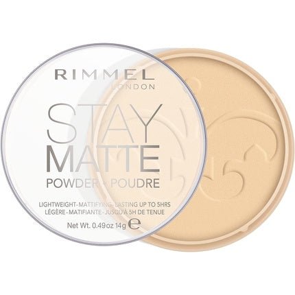 Rimmel London Stay Matte Long Lasting Pressed Powder Transparent - Maison des fragrances