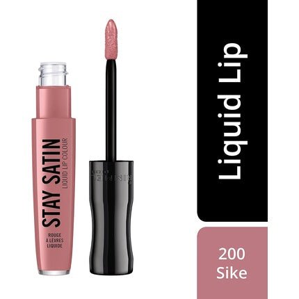 Rimmel London Stay Satin Brillo Liquid Lip Colour 200 Sike 5.5mL - Maison des fragrances