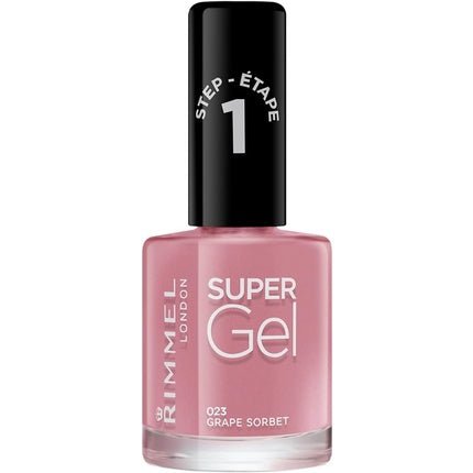 Rimmel London Super Gel by Kate Moss Nail Polish Shade 12 Soul Session Nude Pearl - Effect Pink - Maison des fragrances