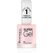 Rimmel London Super Gel French Manicure Nail Polish 12ml 91 English Rose - Maison des fragrances