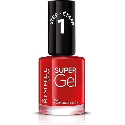Rimmel London Super Gel Nail Polish Beach Ready Collection 045 Flamenco Beach - Maison des fragrances