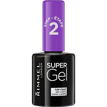 Rimmel London Super Gel Top Coat Nail Polish 12ml Transparent - Maison des fragrances