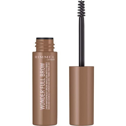 Rimmel London Wonderfull Brow 24hr Waterproof Brow Gel with Fibres for Plump - Maison des fragrances