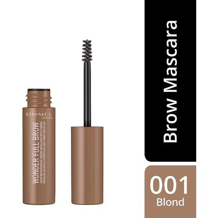 Rimmel London Wonderfull Brow 24hr Waterproof Brow Gel with Fibres for Plump - Maison des fragrances