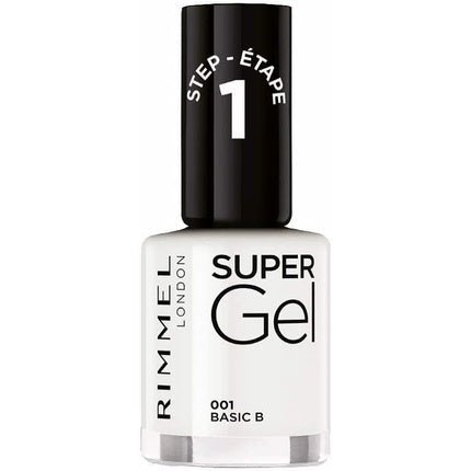 Rimmel Long Lasting Gel Nail Polish 001 Basic B - Maison des fragrances
