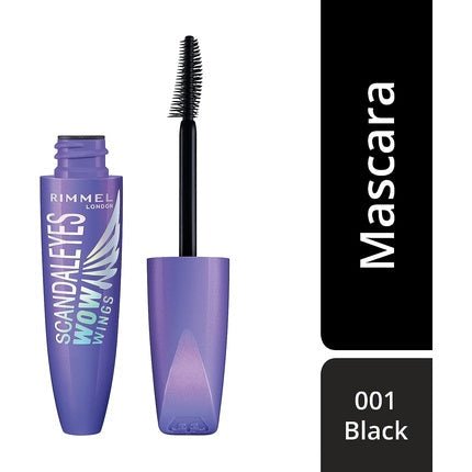 Rimmel Scandaleyes Wow Wings Volumising Mascara Black 12ml - Maison des fragrances