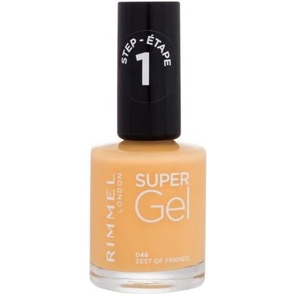 Rimmel Super Gel Nail Polish 046 Zest Of Friends - Maison des fragrances