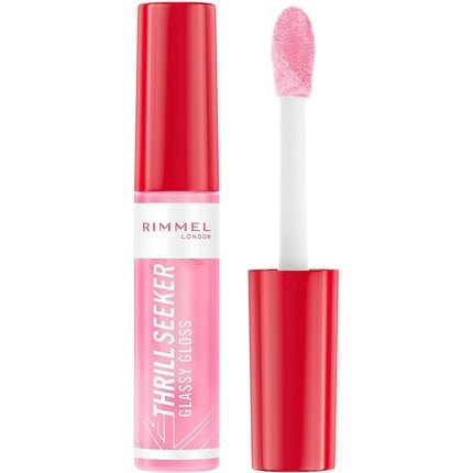 Rimmel Thrillseeker Glassy Gloss 150 Pink Candy Hydrating Shine with Hyaluronic Acid - Maison des fragrances