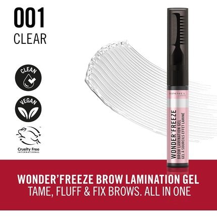 Rimmel Wonder'Freeze Brow Lamination Gel 6g - Maison des fragrances