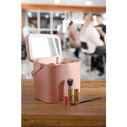 Rio Lush Box Makeup Cosmetic Vanity Travel Case with Removable LED Light Mirror - Large - Maison des fragrances