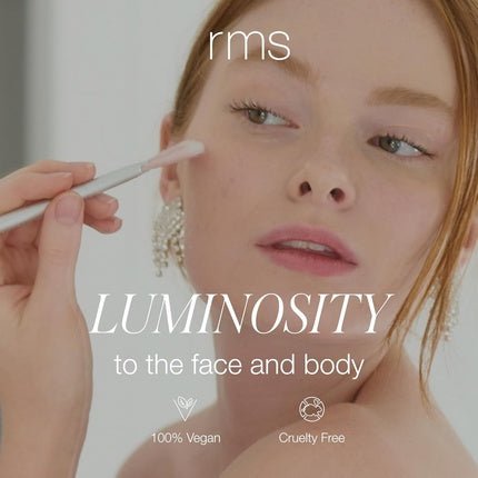 RMS Beauty Skin2Skin Fan Brush Powder Face Body Makeup Loose Highlighter Blush Make Up Brushes - Maison des fragrances