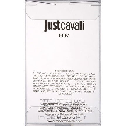 Roberto Cavalli Just Cavalli Him Eau De Toilette Spray 30ml - Maison des fragrances