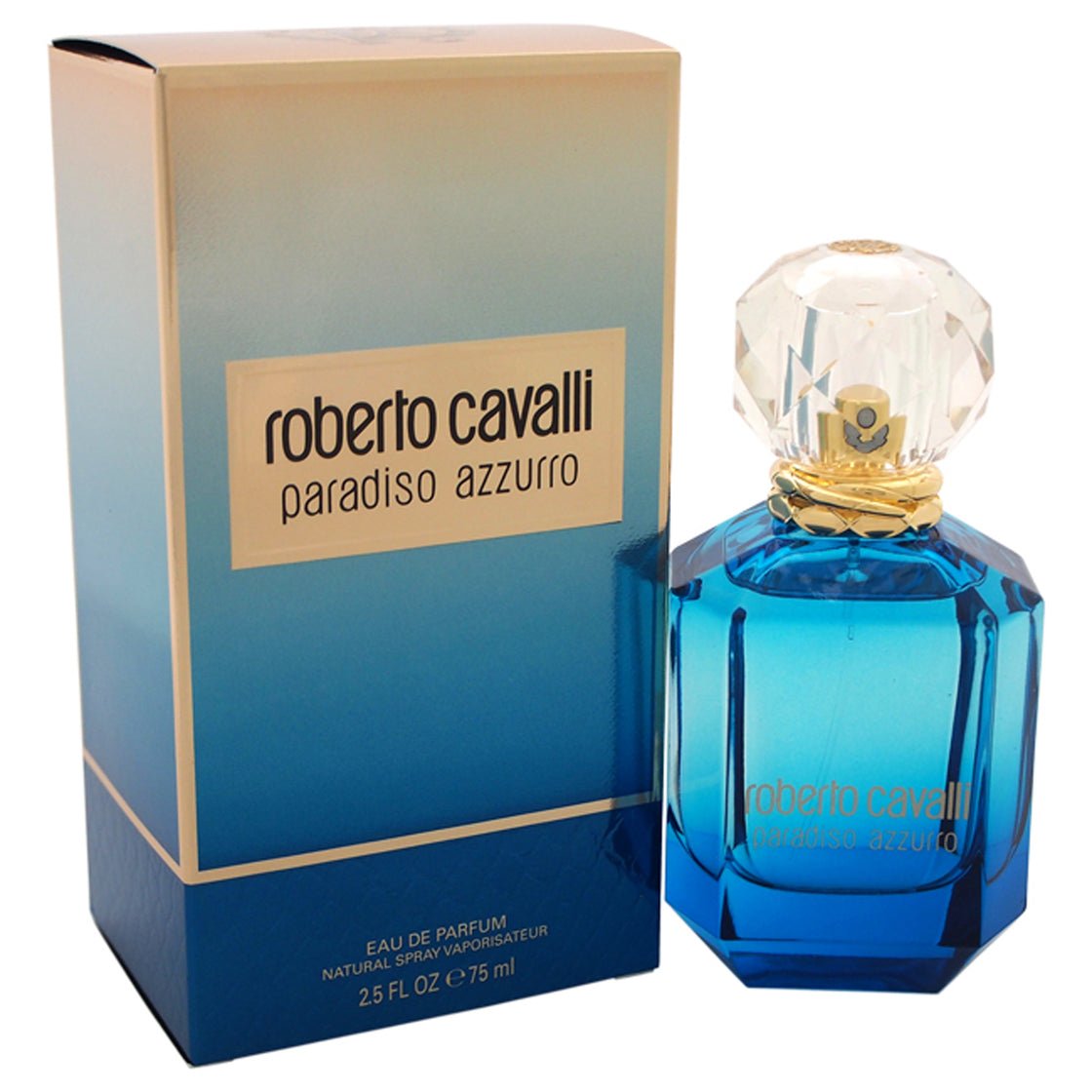 Roberto Cavalli Paradiso Azzurro par Roberto Cavalli Floral Eau de Parfum (EDP) Mixte 75ml - Maison des fragrances