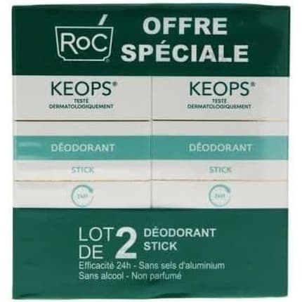 RoC Keops Deodorant Stick Déodorant (Déo) Mixte 40ml - Maison des fragrances
