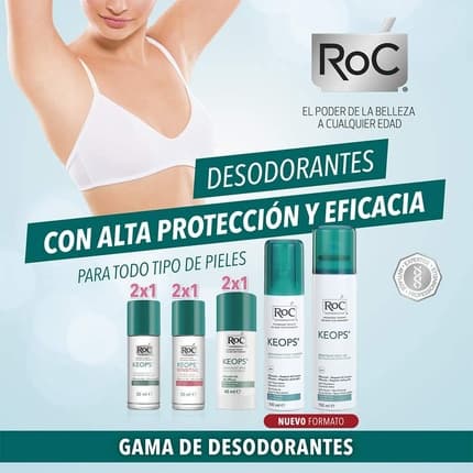 RoC Keops Fresh Aerosol Deodorant For Normal Skin Déodorant (Déo) Mixte 100ml - Maison des fragrances