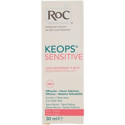 RoC Keops Roll-On Deodorant 48H 30ml Unisexe - Maison des fragrances