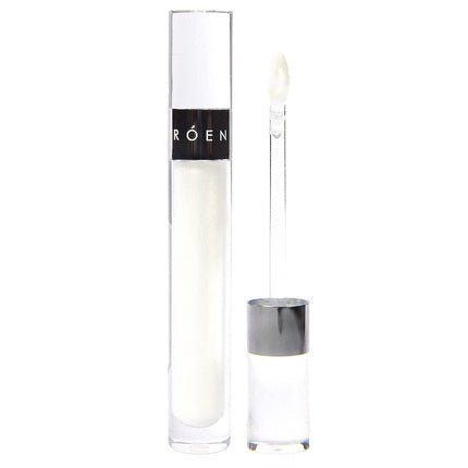 ROEN Natural Kiss My Liquid Lip Balm Shimmer Vegan Cruelty - Free Clean Makeup COSMO Clear With Gold Shimmer - Maison des fragrances