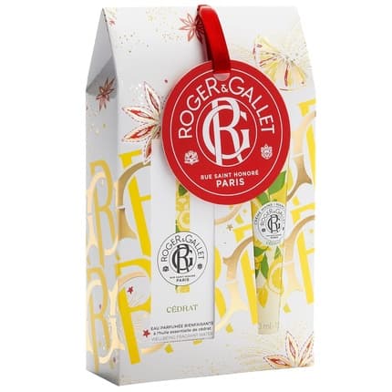 Roger & Gallet Cédrat Minis Gift Set Citron Hand Cream Coffret (Coffret) Mixte 30ml - Maison des fragrances