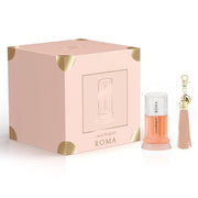 Roma Gift Set EDT Spray Bag Charm Perfume for Women Fruity Floral Fragrance Long-Lasting With Bergamot and Vanilla - Maison des fragrances