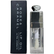 Rose & Caramel Lip Oil Hydrating Fruit Flavoured Tinted Non Sticky Long Lasting Lip Gloss Clear - Maison des fragrances