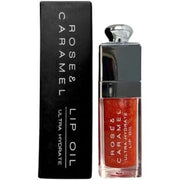 Rose & Caramel Lip Oil Hydrating Fruit Flavoured Tinted Non Sticky Long Lasting Lip Gloss Mars - Maison des fragrances
