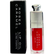 Rose & Caramel Lip Oil Hydrating Fruit Flavoured Tinted Non Sticky Long Lasting Lip Gloss Pomegranate - Maison des fragrances