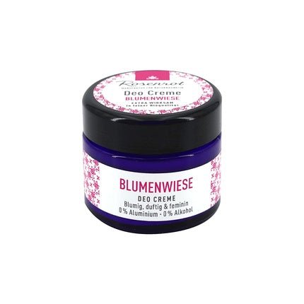 Rosenrot Naturkosmetik Deo Creme Blumenwiese - Floral, Fragrant and Feminine - 0% Aluminum - 0% Alcohol - VEGAN - Maison des fragrances