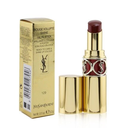 Rouge Volupte Shine Lipstick 129 Carmine Retro - Maison des fragrances