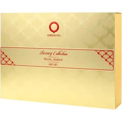 Royal Amber par Orientica Femme - 4 Piece Gift Set 2.7oz Eau de parfum Spray 7.5ml Eau de parfum - Maison des fragrances