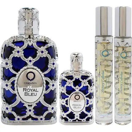 Royal Bleu By Orientica Unisex 4 Pc Gift Set 2.7oz Eau de parfum Spray 7.5ml Eau de parfum - Maison des fragrances