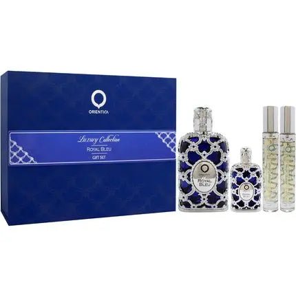 Royal Bleu By Orientica Unisex 4 Pc Gift Set 2.7oz Eau de parfum Spray 7.5ml Eau de parfum - Maison des fragrances