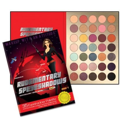 Rude Cosmetics Book 7 Rudementary Spyeshadows 35 Eyeshadow Palette - Maison des fragrances