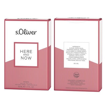 S. Oliver S.Oliver Here And Now Women Eau de Toilette Femme 50 ml - Maison des fragrances
