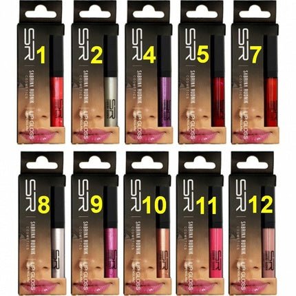 Sabrina Rudnik Cosmetics Lip Gloss Lipstick 10 Colors - Maison des fragrances