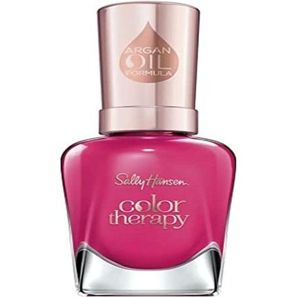Sally Hansen Colour Therapy Nail Polish with Argan Oil 14.7ml Pampered in Pink - Maison des fragrances