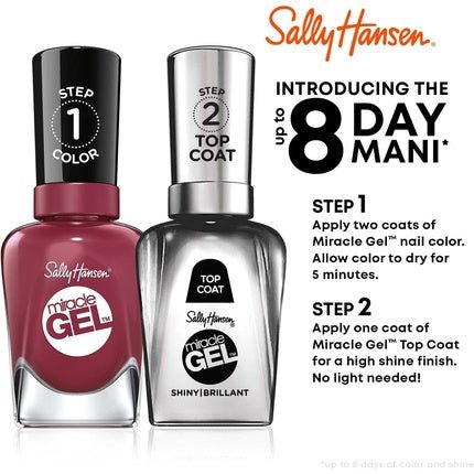 Sally Hansen Miracle Gel 555 Bordeaux Glow - Maison des fragrances