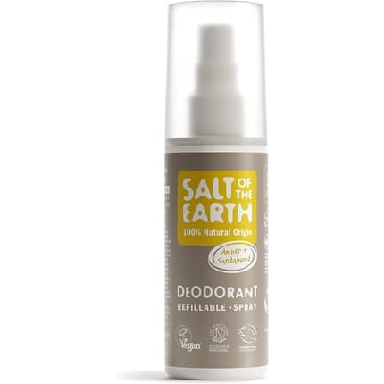 Salt Of The Earth Amber Sandalwood Natural Deodorant Déodorant (Déo) Mixte 100ml - Maison des fragrances