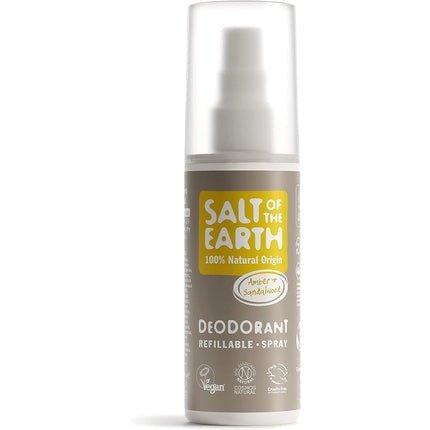 Salt Of The Earth Amber Sandalwood Natural Deodorant Déodorant (Déo) Mixte 100ml - Maison des fragrances