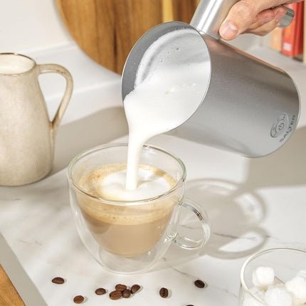 Salter Aspen Milk Frother 4 - in - 1 Electric Milk Steamer Hot and Cold - Maison des fragrances