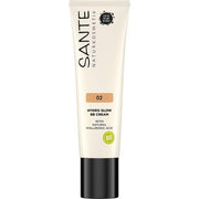 SANTE Naturkosmetik Hydro Glow BB Cream 02 Medium Dark with Hyaluron & Organic Extracts Vegan 30ml - Maison des fragrances