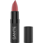 Sante Naturkosmetik Matte Lipstick 04 Pure Rosewood 4.5g with Organic Cocoa Butter - Maison des fragrances