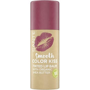 Sante Naturkosmetik Smooth Color Kiss 02 Soft Red Tinted Lip Balm with Bio - Sheabutter 8.5g - Maison des fragrances