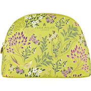 Sara Miller Beauty Haveli Garden Medium Green Cosmetic Wash Hand Bag Toiletries & Beauty Essentials Vegan Leather Printed Travel Gift - Maison des fragrances
