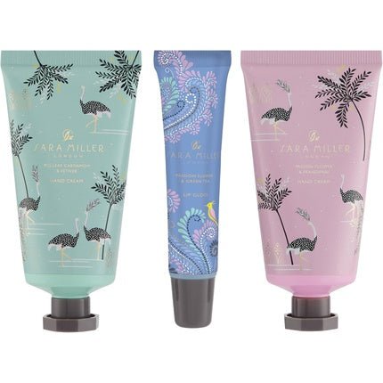 Sara Miller Savannah Handbag Discovery Set with Hand Cream 50ml & Lip Gloss - Maison des fragrances