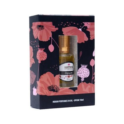 Sattva Indian Perfume Oil Opium - Exotic Fragrance Eau de Parfum 10 ml - Oriental - Maison des fragrances