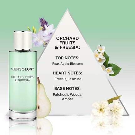 Scentology Orchard Fruits and Freesia Perfume Eau de Parfum (EDP) Femme 100ml - Maison des fragrances