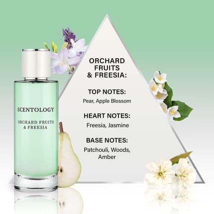 Scentology Orchard Fruits and Freesia Perfume Eau de Parfum (EDP) Femme 100ml - Maison des fragrances