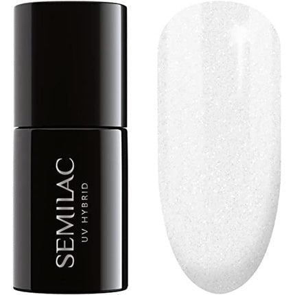 Semilac 091 UV Hybrid Nail Polish Glitter Milk 7ml - Maison des fragrances